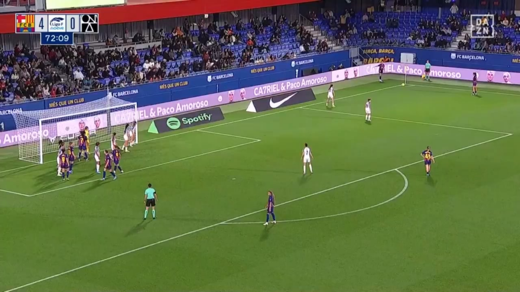 Barca W [5] - 0 Levante Badalona - 73' Mapi Leon