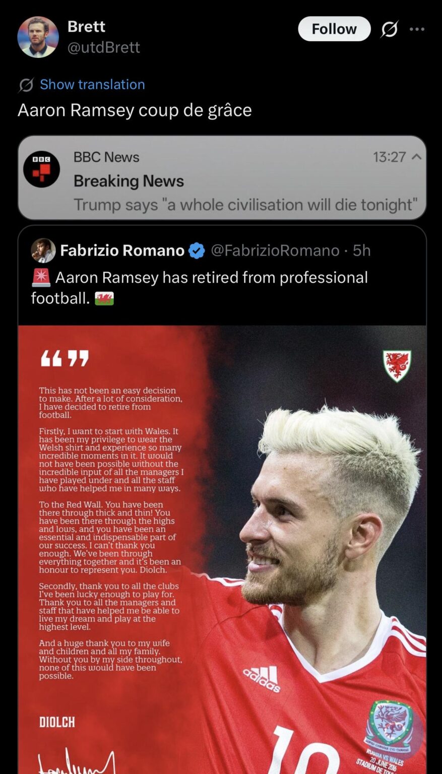 Aaron Ramsey coup de grace