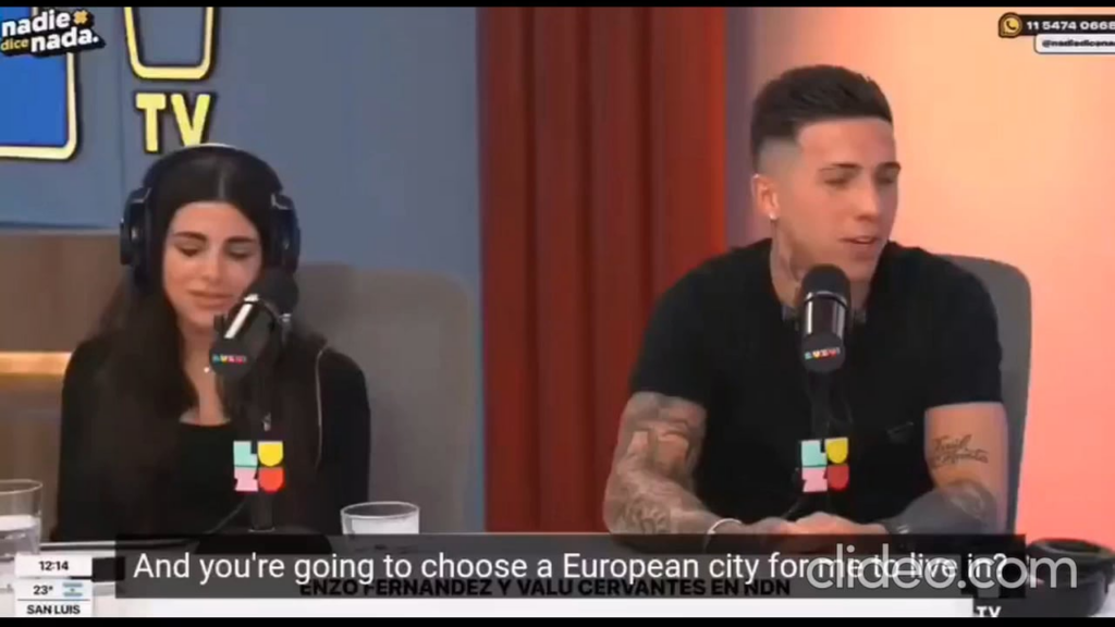 Enzo Fernandez: "I always tell my wife that if I could choose a city to live in, it would be Madrid. I love Madrid, its similar to Buenos Aires. A player I focused on? Toni Kroos. We play in the same position and we played each other. Luka Modrić as well, and that year they won the Champions League"