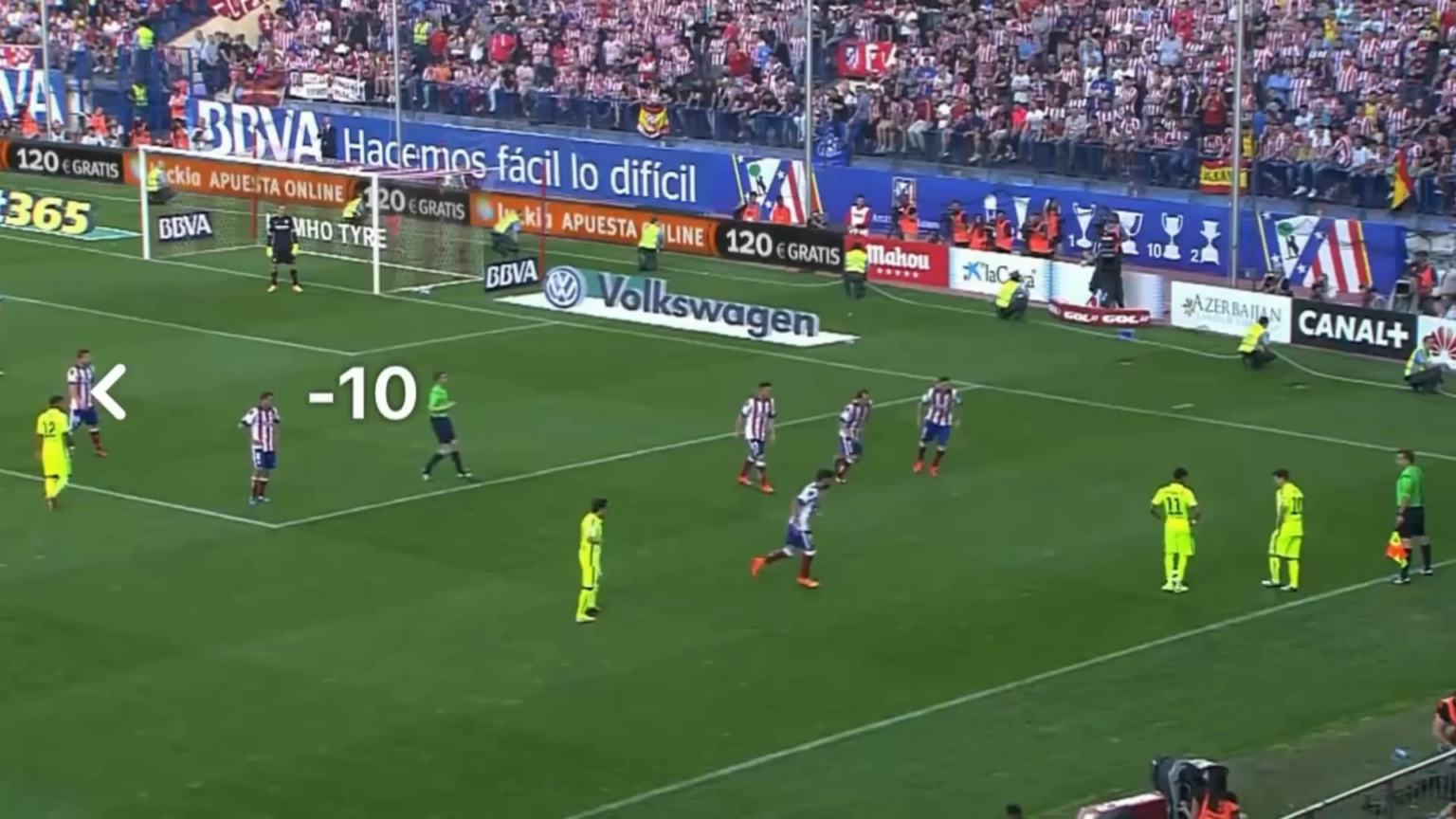 When Neymar Jr trolled Atl madrid players