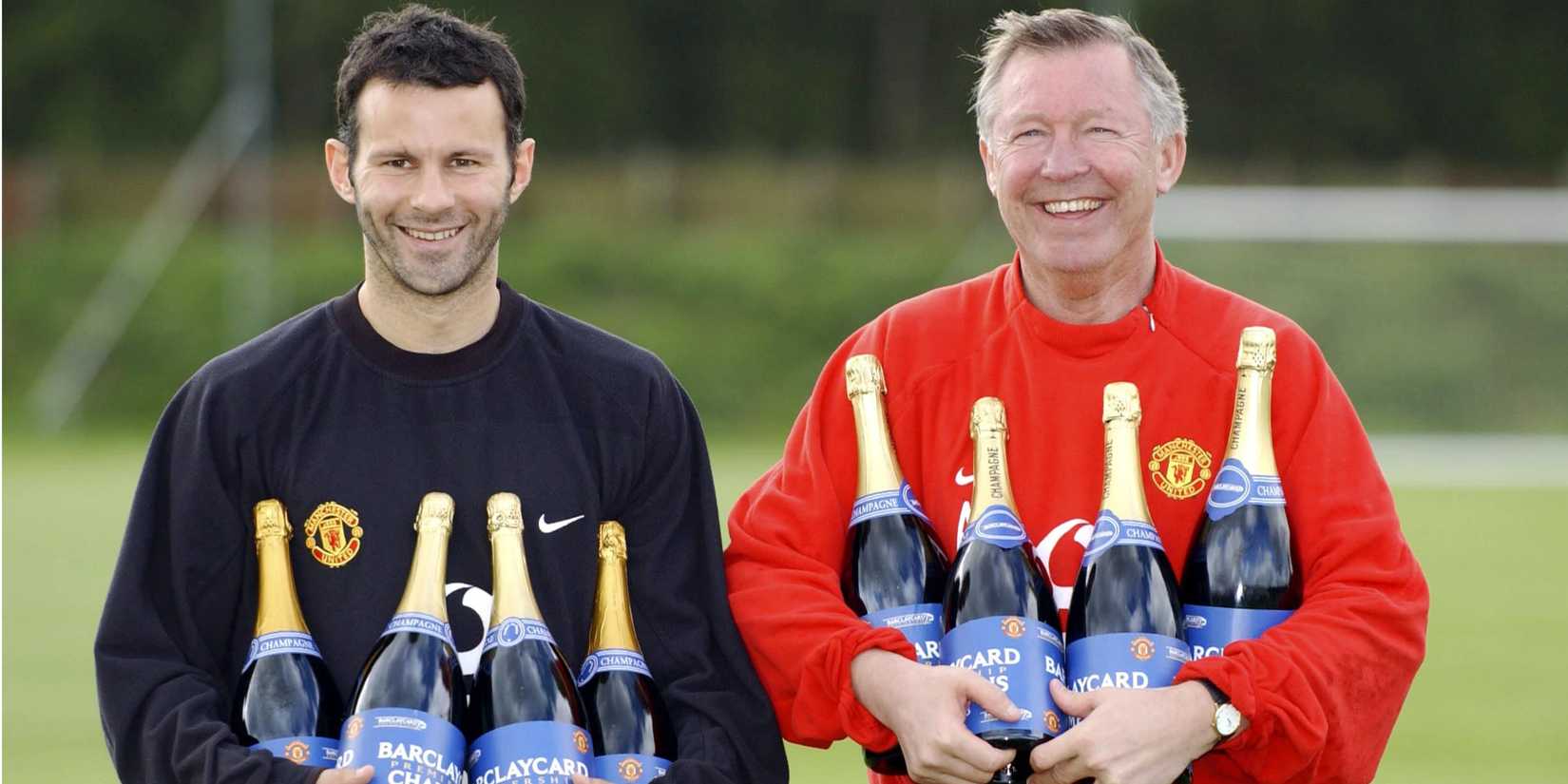 Ryan Giggs and Sir Alex Ferguson