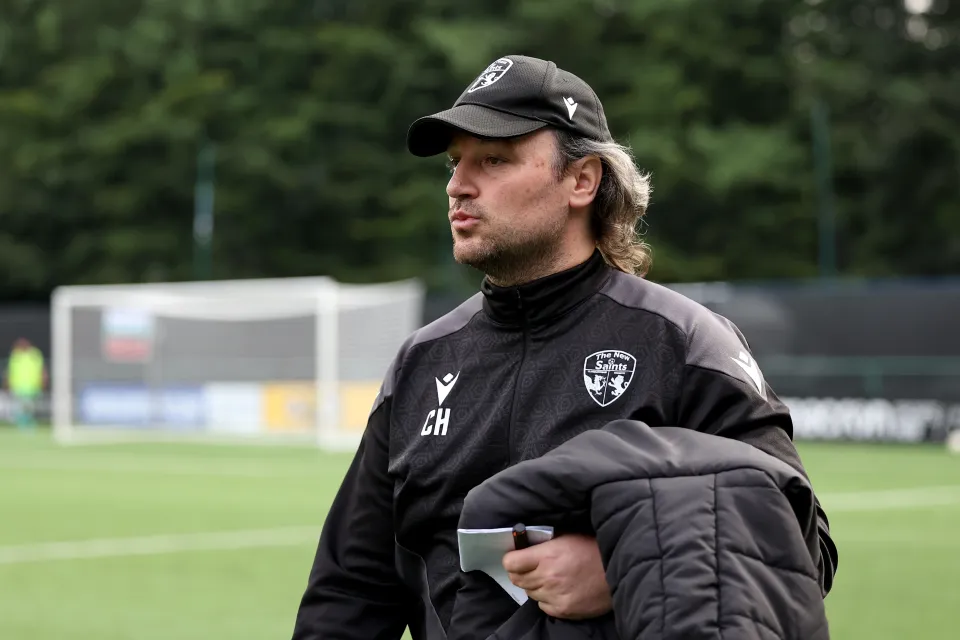 Harrison has now won 11 Cymru Premier titles with TNS over two spells in charge