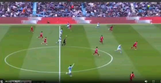 Jones getting no help just before the second goal