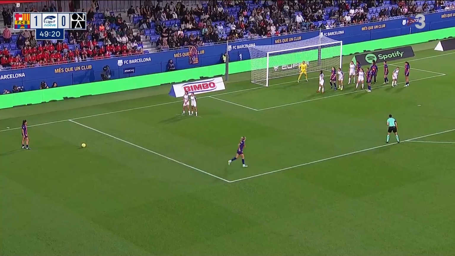 Barca W [2] - 0 Levante Badalona - 50' Marta Torrejon