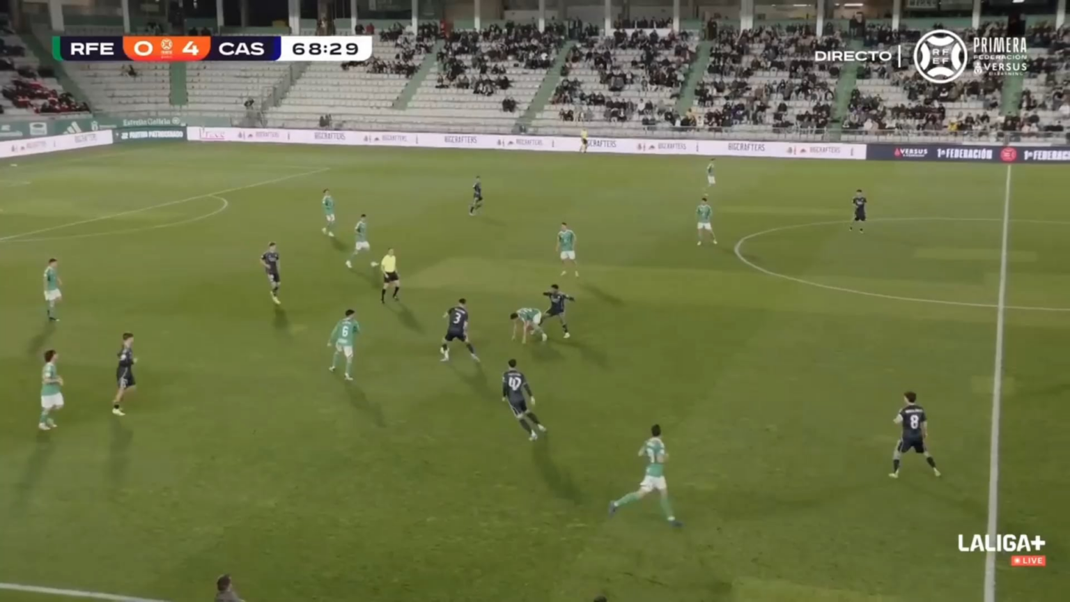 Racing de Ferrol 0-[5] Real Madrid Castilla - Pol Fortuny 69'