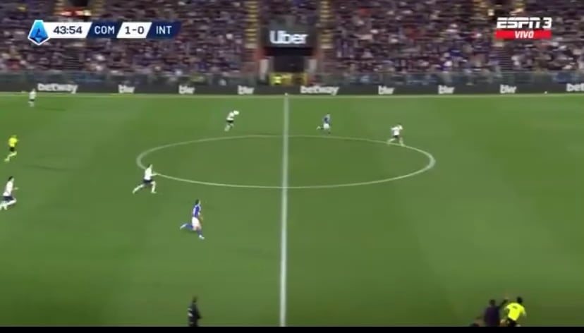 Nico Paz with a nice goal against Inter today👏