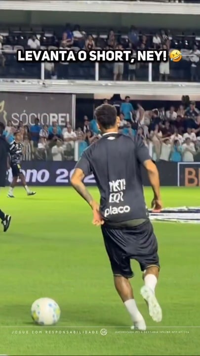 O short do Neymar tá torcendo contra o progresso dele