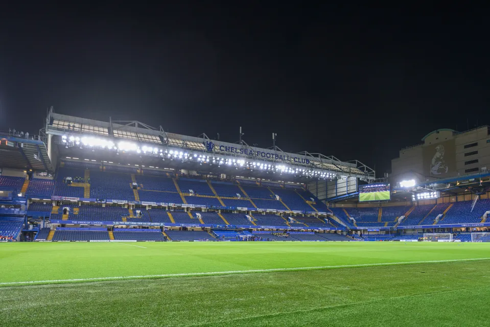 Stamford Bridge, home of Chelsea Football Club.