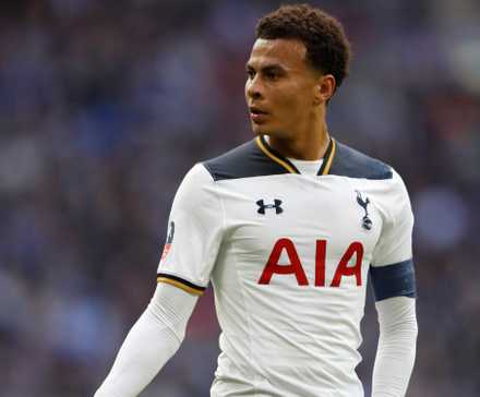Dele Alli in action for Tottenham.