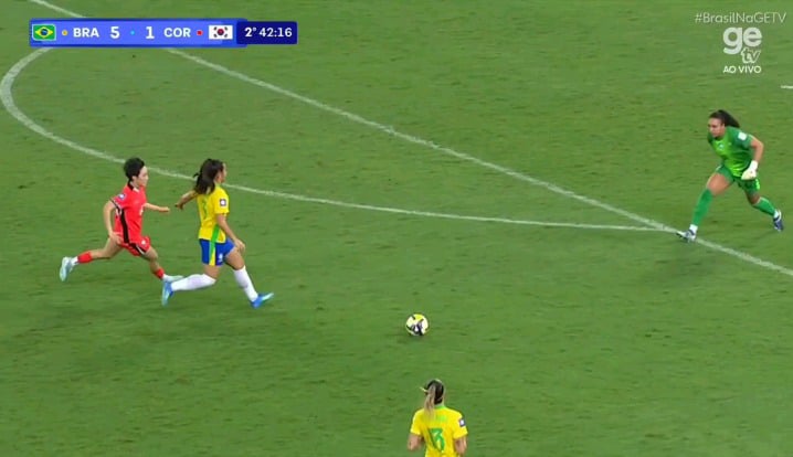 Brasil 5 x [1] Coréia do Sul - 87' - Park Soo-Jeong [Great vacilo]