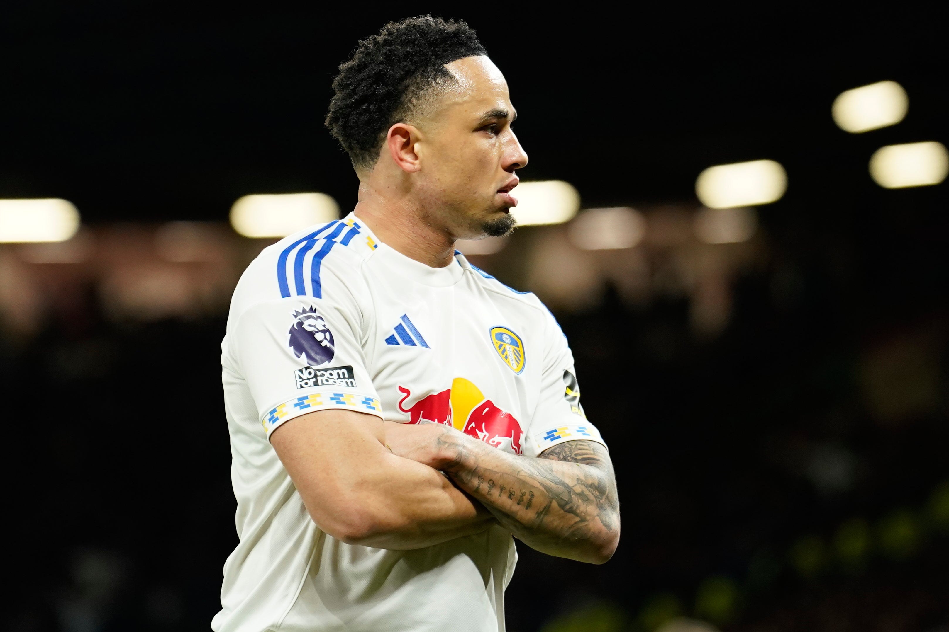 Noah Okafor’s brace proved the difference in Leeds’ first league win at Old Trafford since 1981