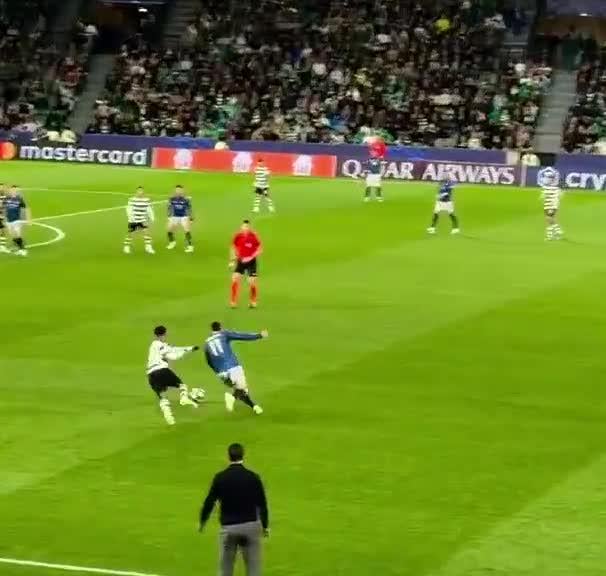 New angle of Kai Havertz’s goal and Mikel Arteta’s reaction.