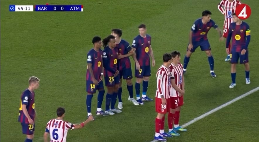 Our boy Julian Alvarez with a phenomenal FK to give Atleti the lead