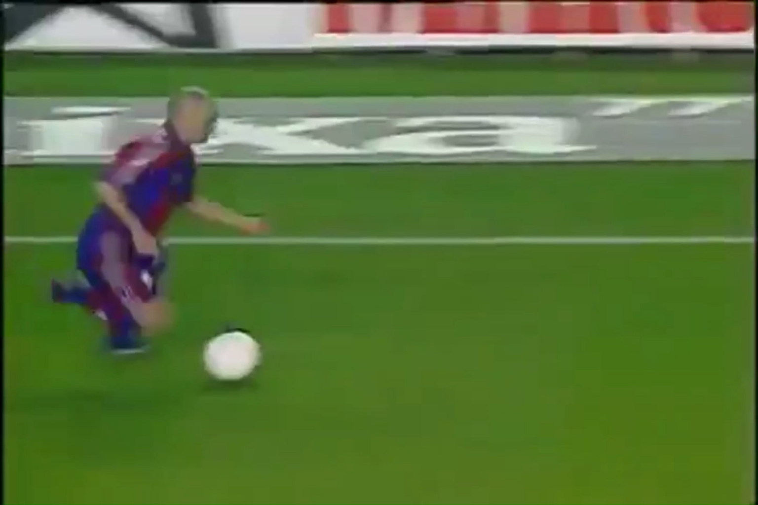 Ronaldo Nazário cooking Atlético Madrid at Copa del Rey 1997. Hat-trick for Barca