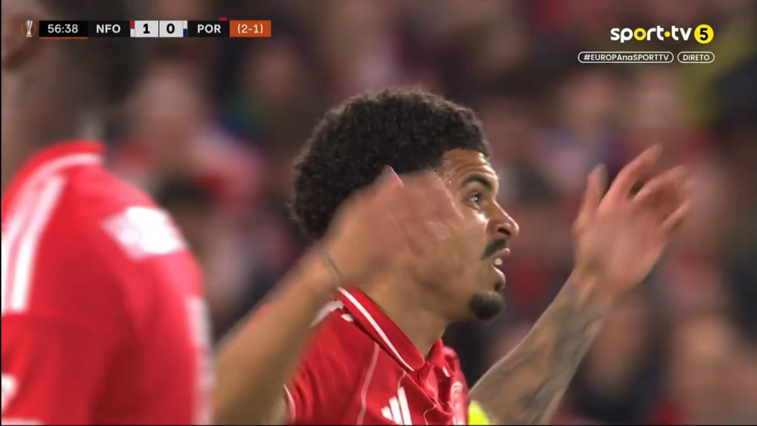 Tentativa de golo de William Gomes aos 56’