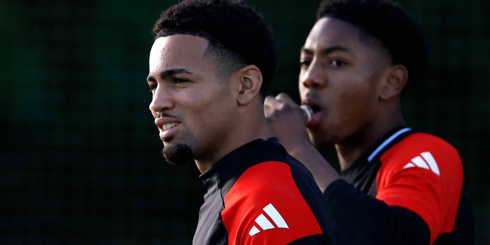 Ethan Nwaneri and Myles Lewis-Skelly