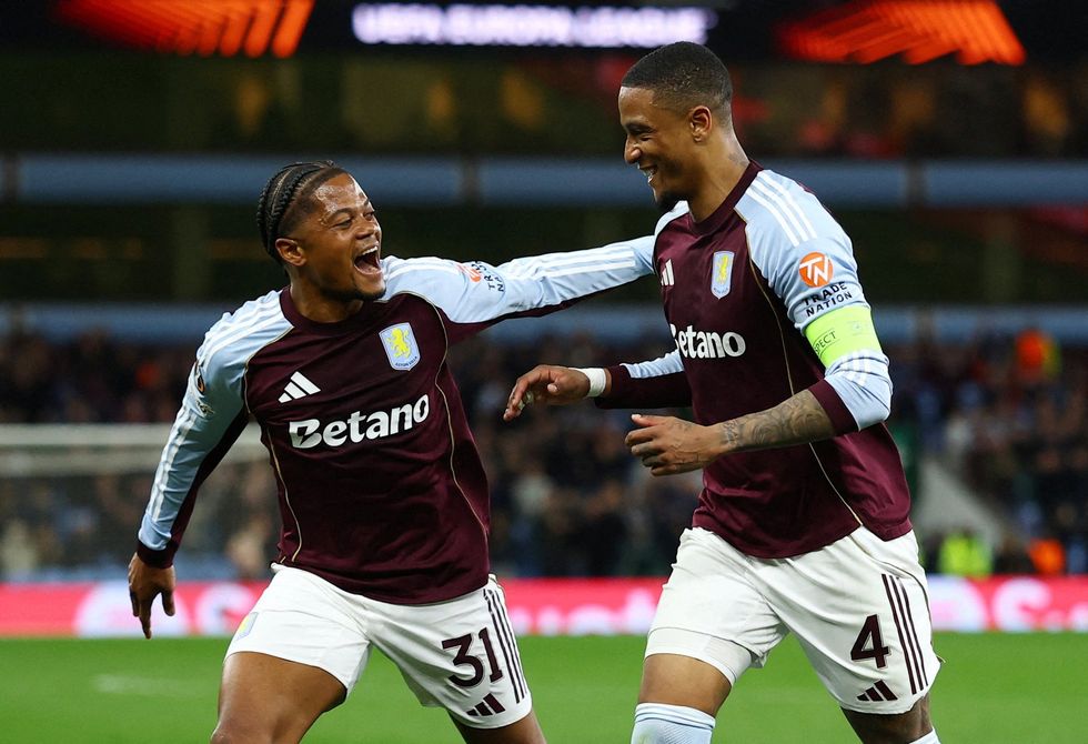 Ezri Konsa scored a last-gasp volley to complete the rout on the night for Aston Villa