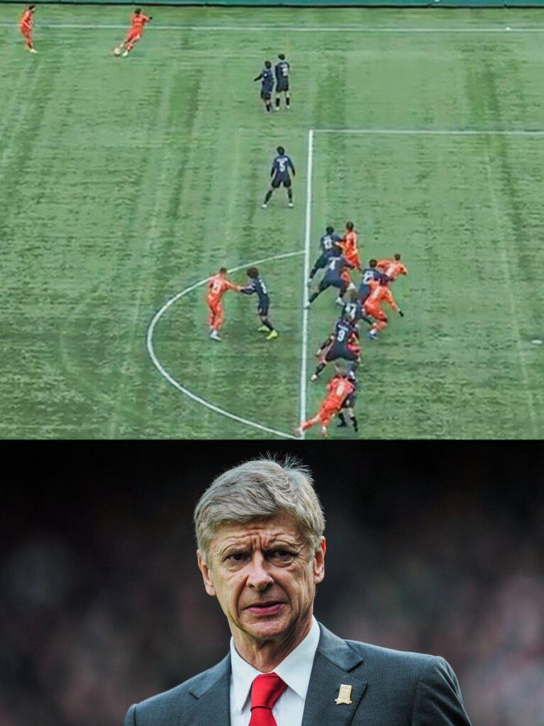 The ‘Wenger Law’ is already being tested in Canada—and this was one of the examples seen last weekend. ⚠️🇨🇦

From this free-kick, all attacking players (orange team) are considered onside and fully active. ✅