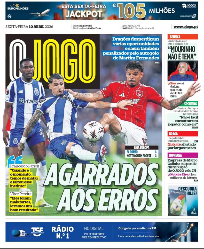 Jornal OJOGO 10/04/2026