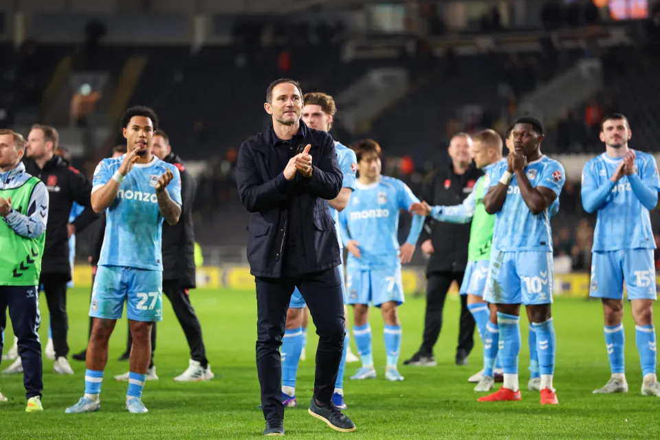 Frank Lampard and his Coventry City players