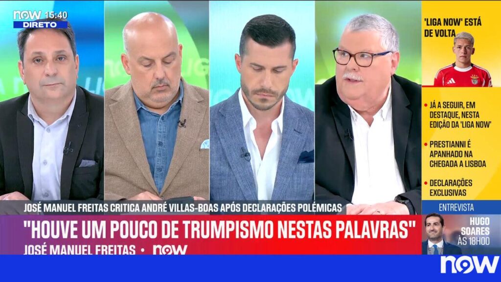 Telefonema de Villas-Boas: «Atitude do presidente do FC Porto cheira-me a ‘trumpismo’»