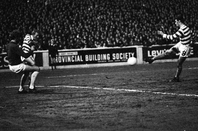 George Connelly scores versus Leeds United (European Cup Semi Final 1st April 1970)