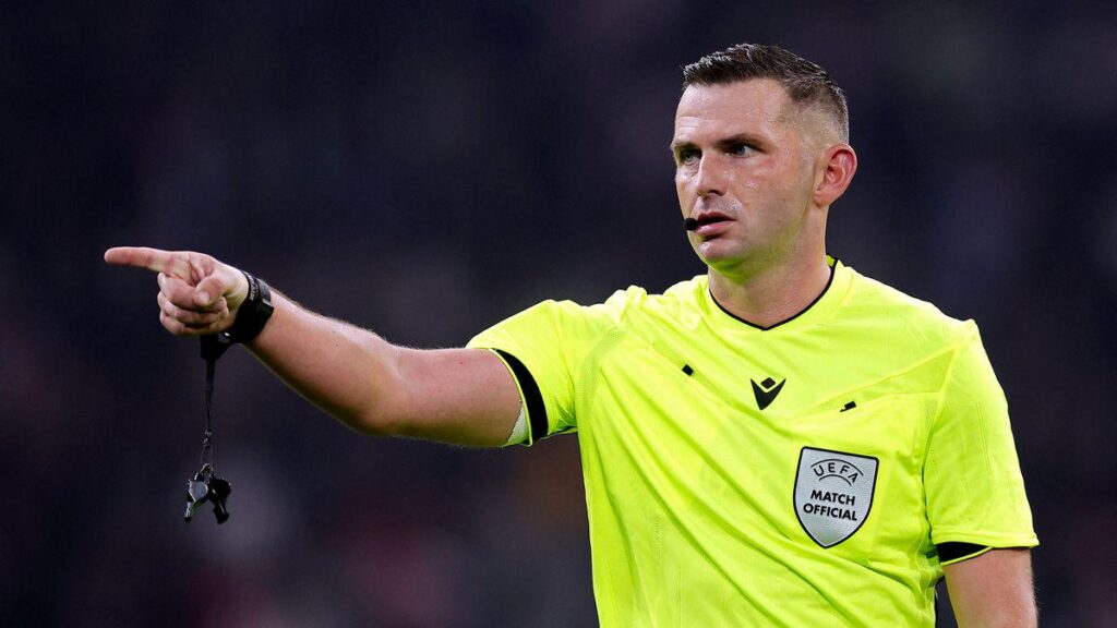 Michael Oliver to officiate Real Madrid-Bayern