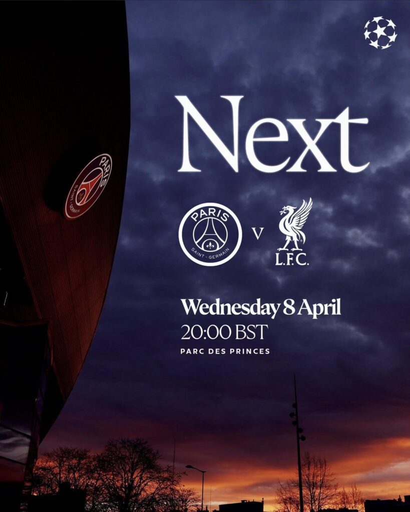 Up next: The first leg of our UCL quarter-final