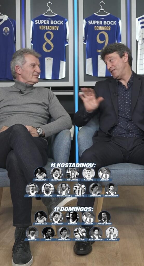 Melhor 11 de sempre, por Domingos e Kostadinov.