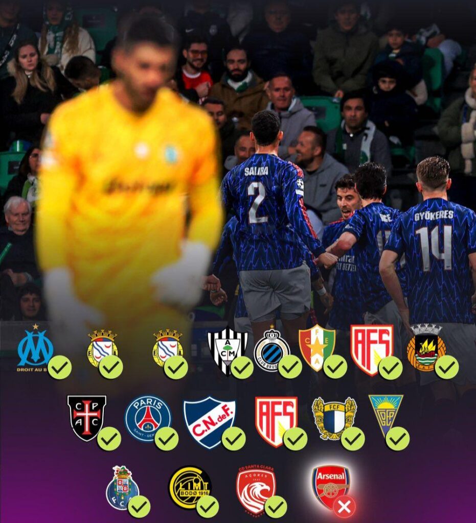 Sporting CP were on a 17-game winning streak at their José Alvalade Stadium until they met Mikel Arteta’s Arsenal