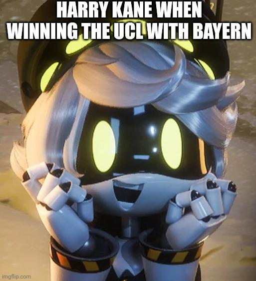 Harry when winning the ucl with bayern: