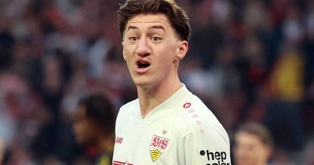 Stuttgart midfielder Angelo Stiller is set for a 60 million euro move to Liverpool