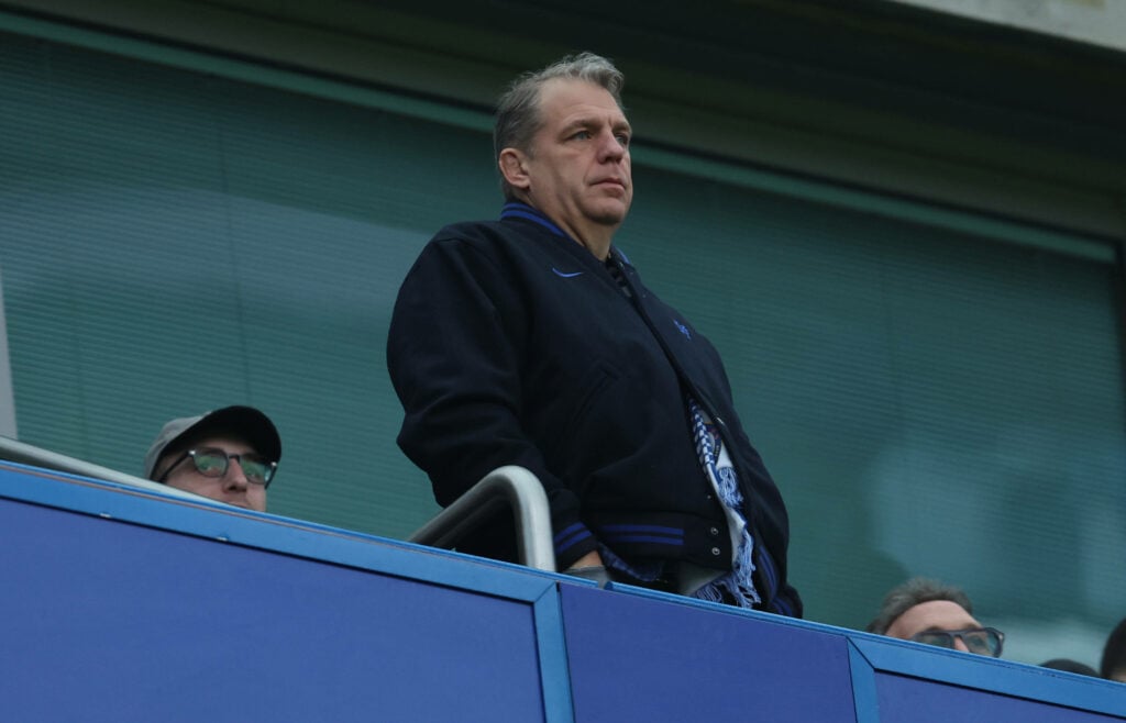 Chelsea co-owner Todd Boehly at Stamford Bridge