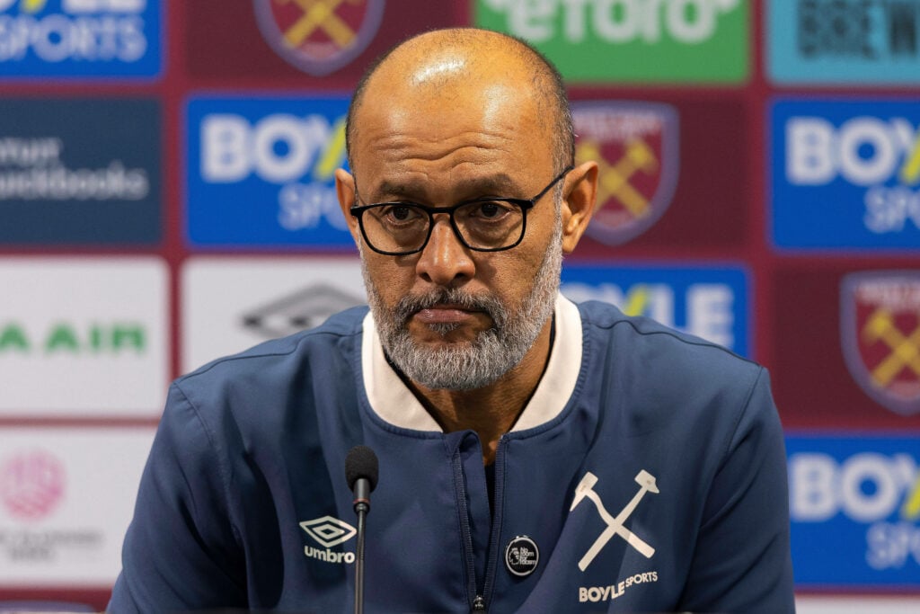 West Ham manager Nuno Espirito Santo in a press conference