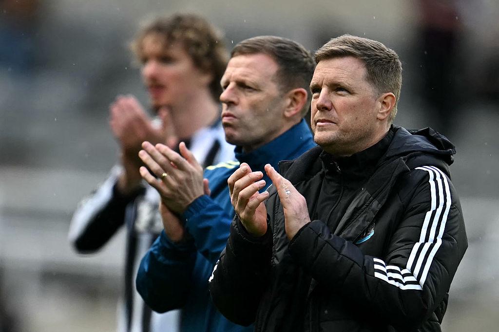 Eddie Howe asked if his NUFC players have 'same fire said ," Yeah, I mean, I'm hesitating because I'm speaking on behalf of other people, and that's very difficult to do. I believe they do. From what I see in the training ground, I don't see any sense of poor attitude or poor commitment