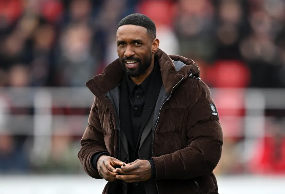 Jermain Defoe, Manager of Woking reacts during the Enterprise National League match between Woking and Eastleigh