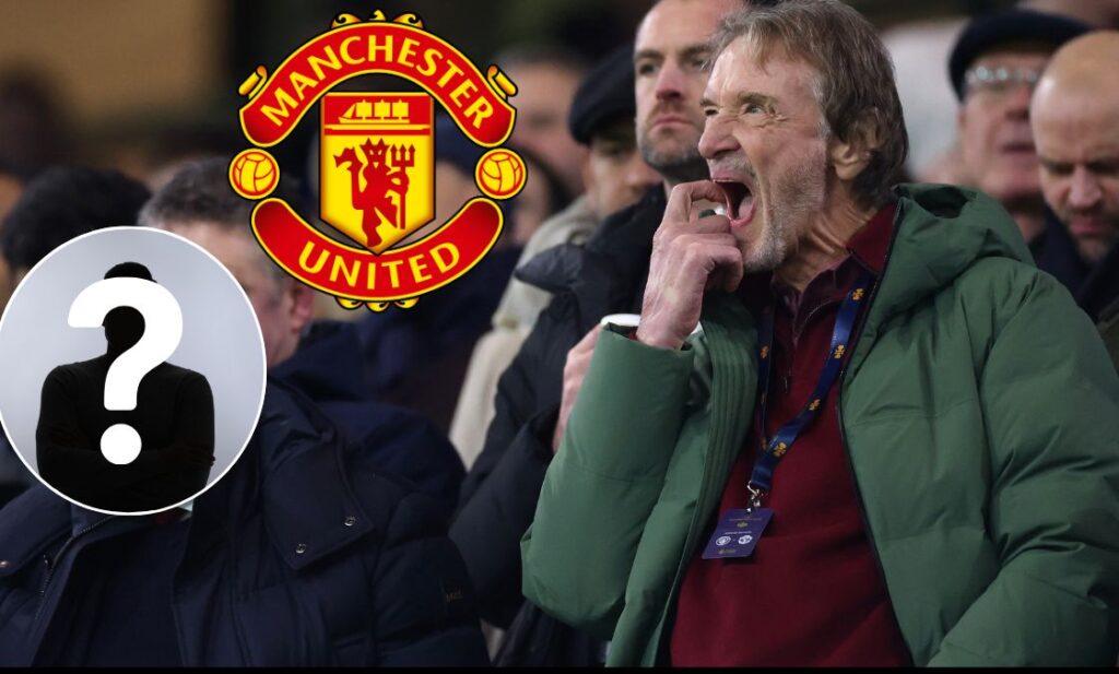 Sir Jim Ratcliffe in the stands