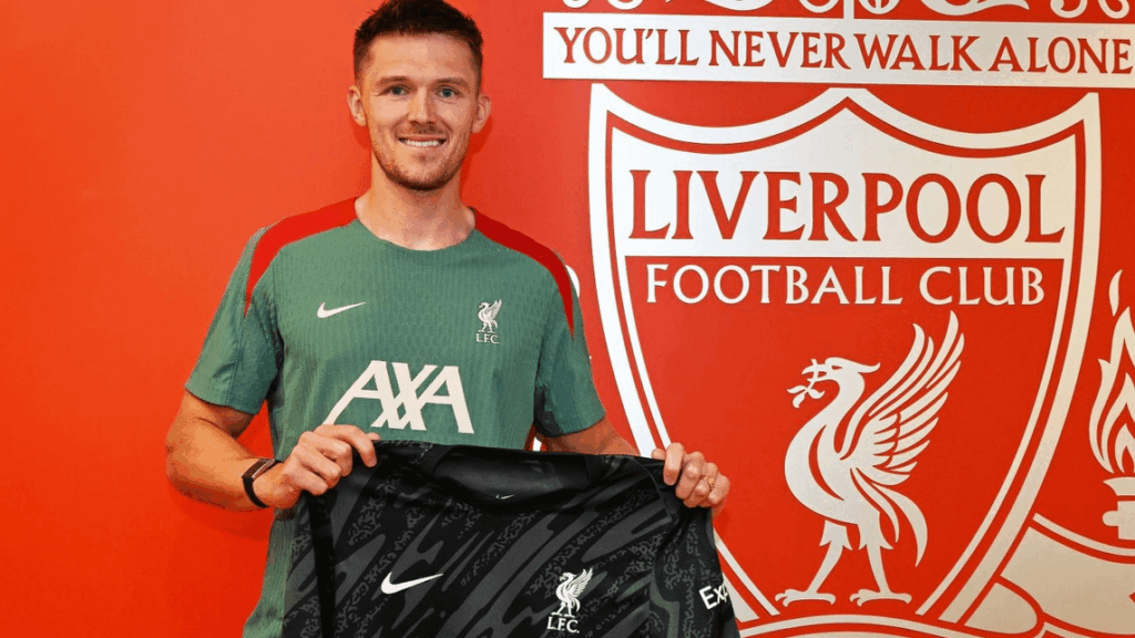 Congratulations to Freddie Woodman on making league debut for Liverpool today
