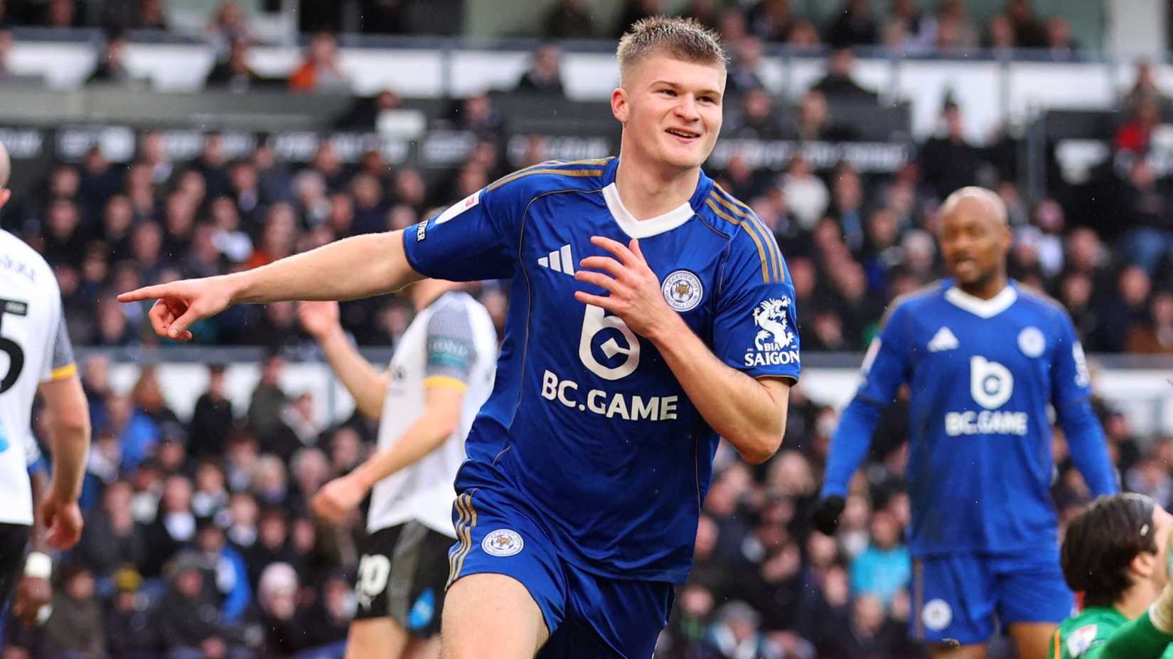 Jordan James scores for Leicester City