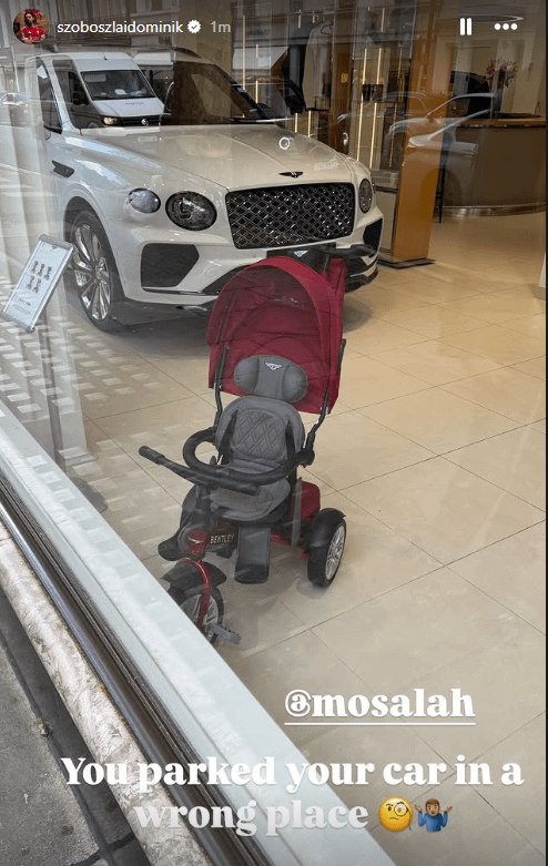 Dominik Szoboszlai on his Instagram Story.