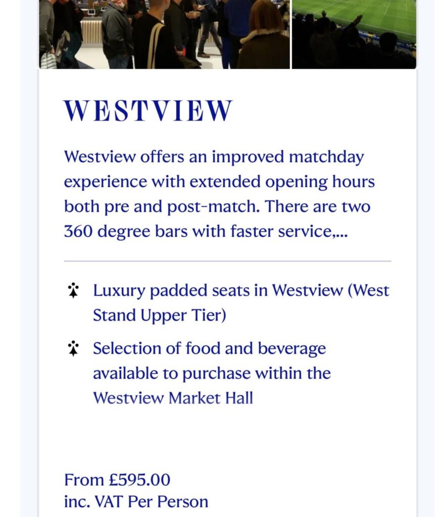 Hospitality prices getting a bit silly.