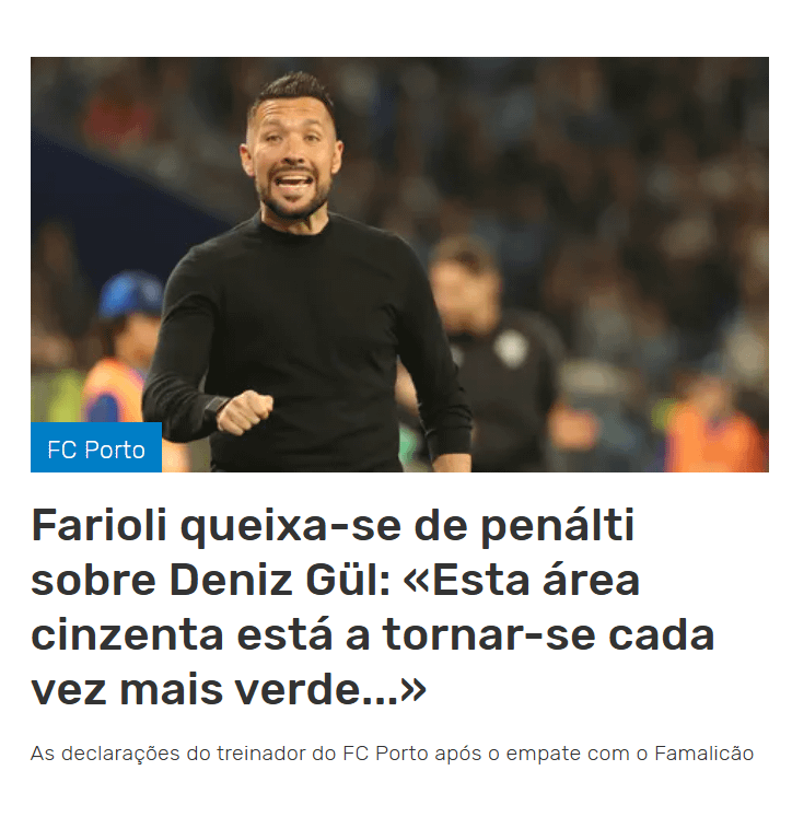 Atirar areia para os olhos depois da exibição paupérrima