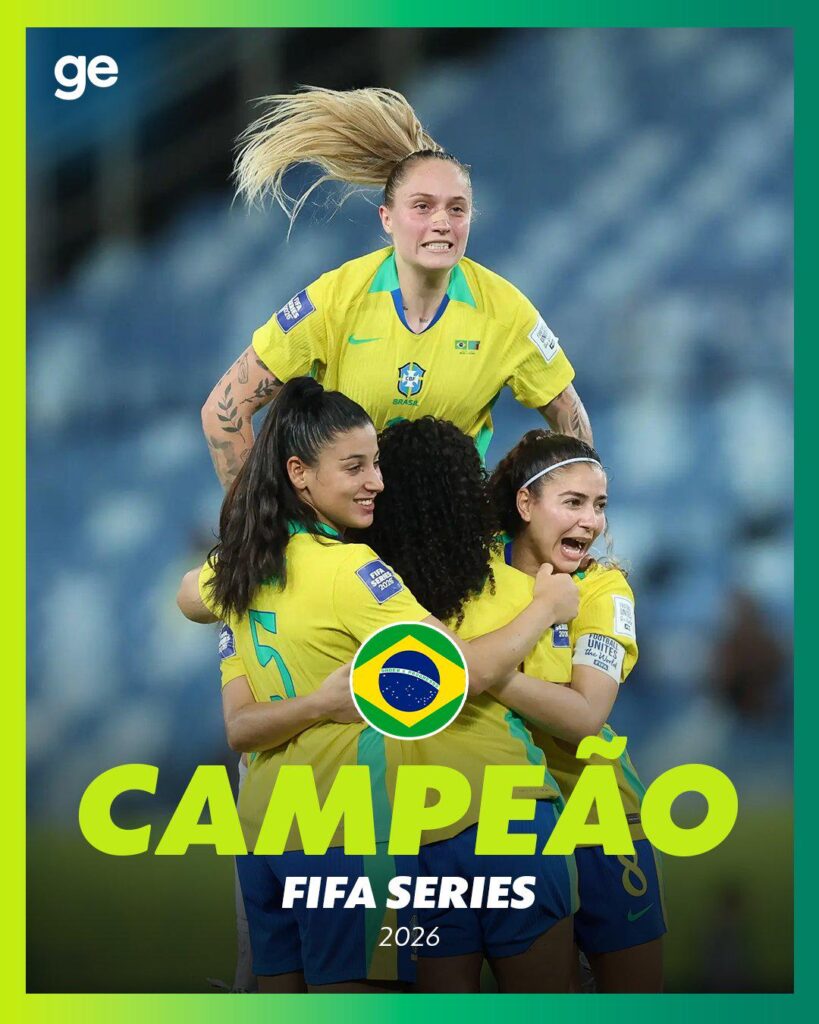 Brasil vence o Canadá por 1x0 e é campeão do torneio amistoso FIFA Series