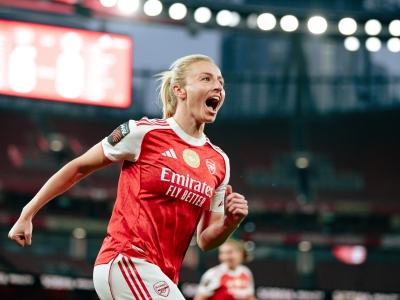 Arsenal Women smash seven past Leicester in the WSL