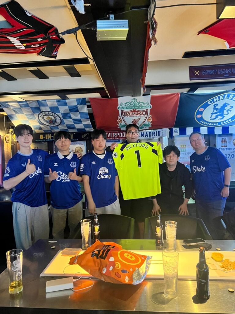 Everton Supporters Group in Seoul, Korea