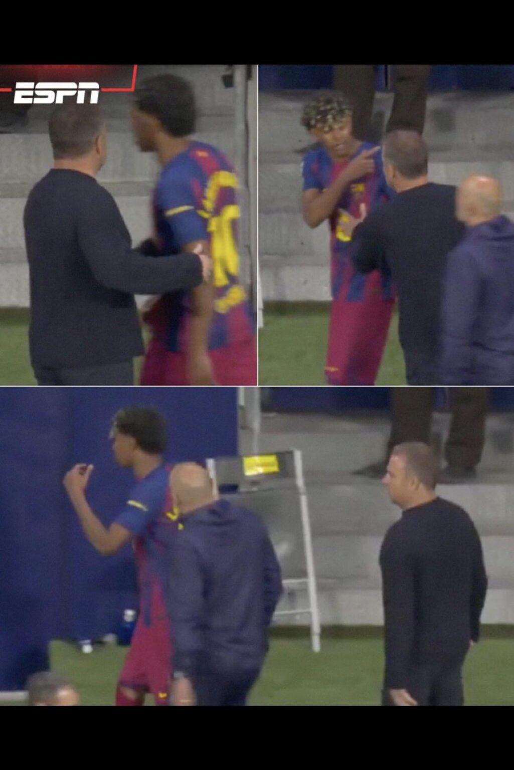 Why was Yamal frustrated over Flick?