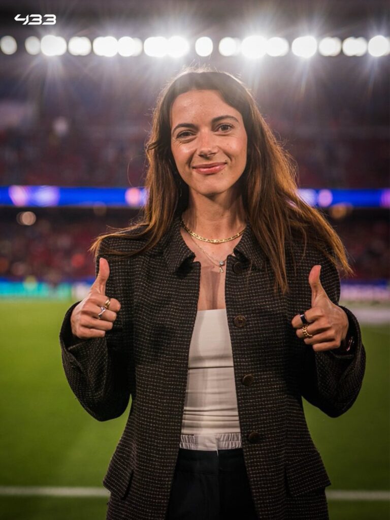 Aitana Bonmati is in attendance at the Camp Nou For Barça vs Atletico