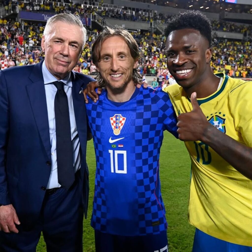The Madrid Reunion at the friendly of Brasil vs Croatia