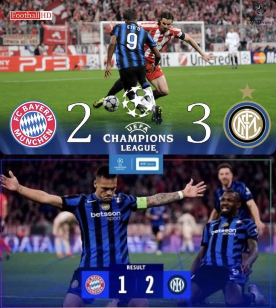 The only team that treats the Allianz Arena like a walk in the park is Inter.