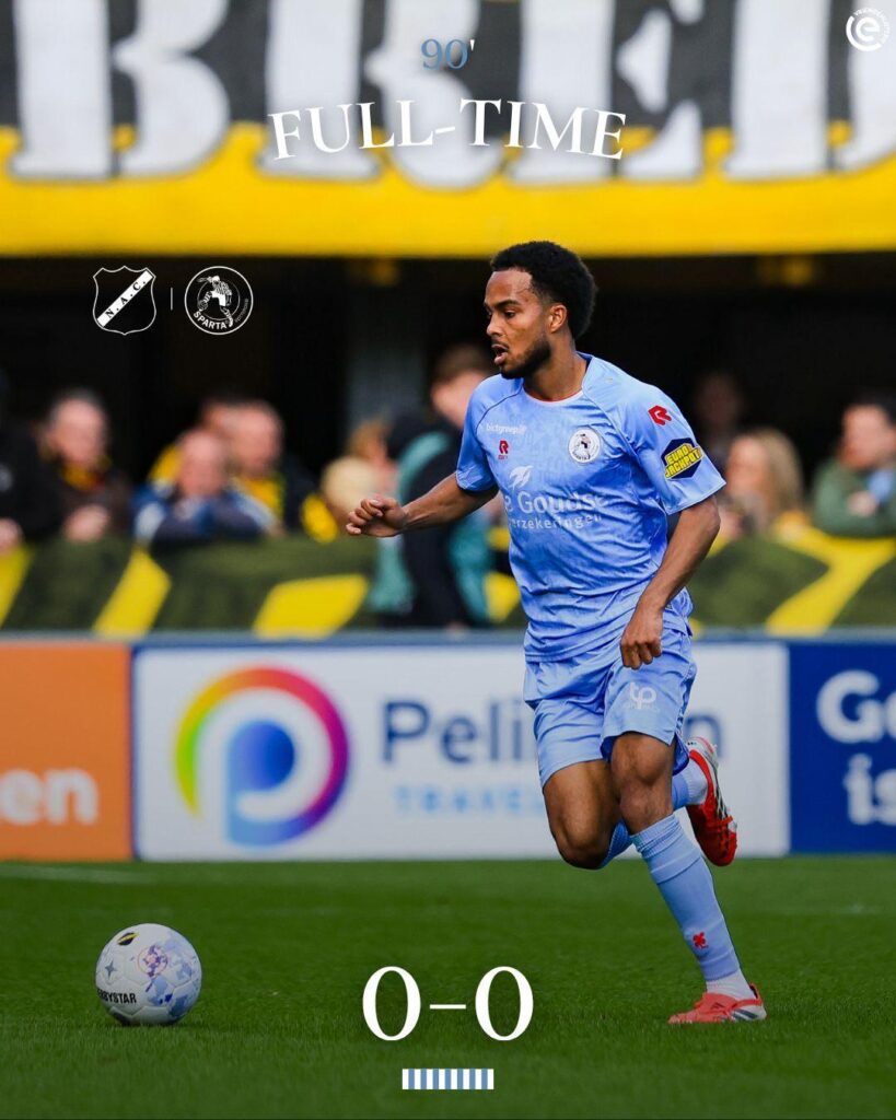 0-0 in een saaie wedstrijd.